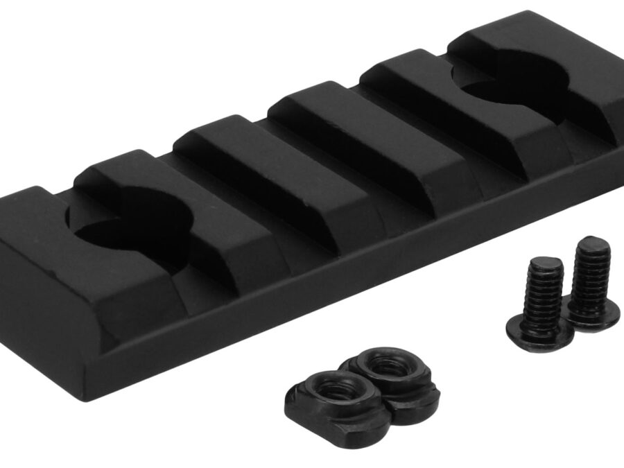 TacFire MAR105S M-LOK Accessory Picatinny Rail 2 3/8"  Black Anodized