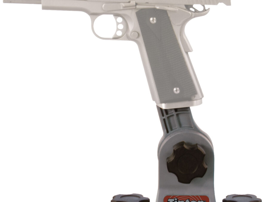 Tipton 558080 1911 Mag Well Vise Block Gun Vise Handgun Firearm Gray/Red Polymer
