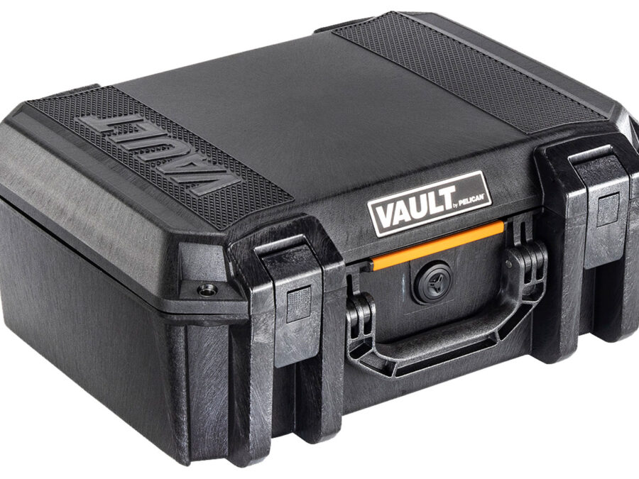 Pelican VCV300 Vault Case Large Black Polymer Holds 2 Handguns