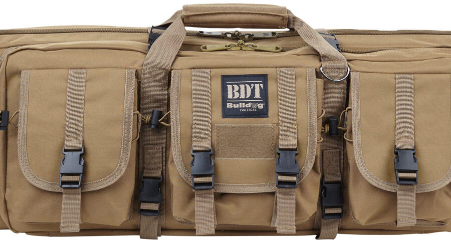 Bulldog BDT3038T BDT Tactical Single 38" Tan Nylon, 3 Accessory Pockets, Deluxe Padded Backstraps, Lockable Zippers, Padded Internal Divider