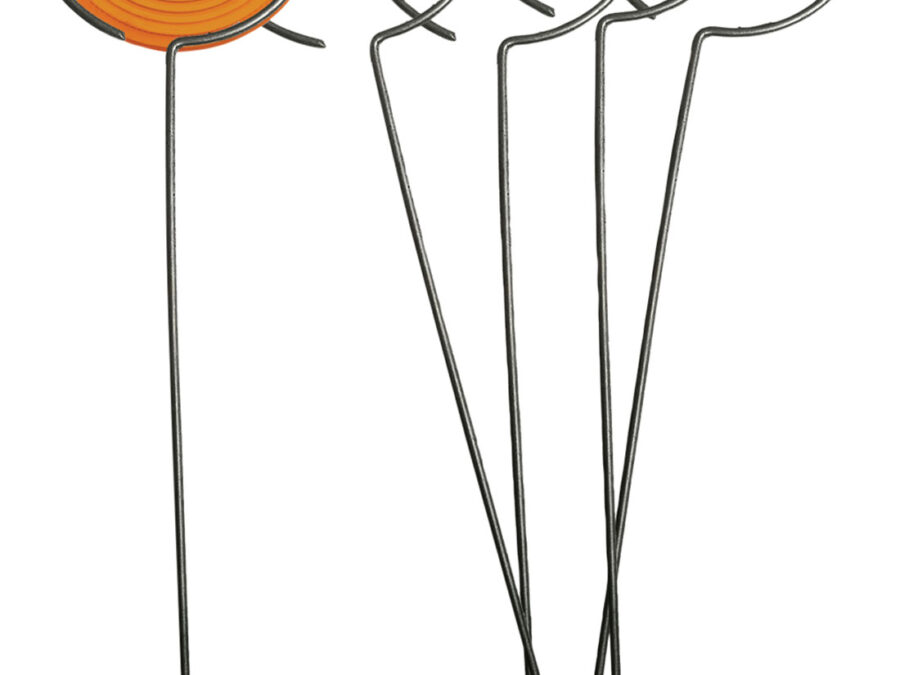 Birchwood Casey 49010 Clay Holder Stand Target Stand Silver Wire Standing 5 Pack