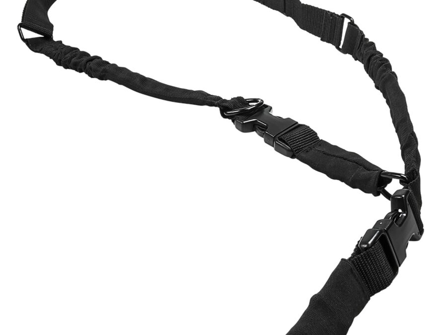 NcStar AARS21PB 2 To 1 Point Sling Black 55"-72" OAL Adjustable Bungee