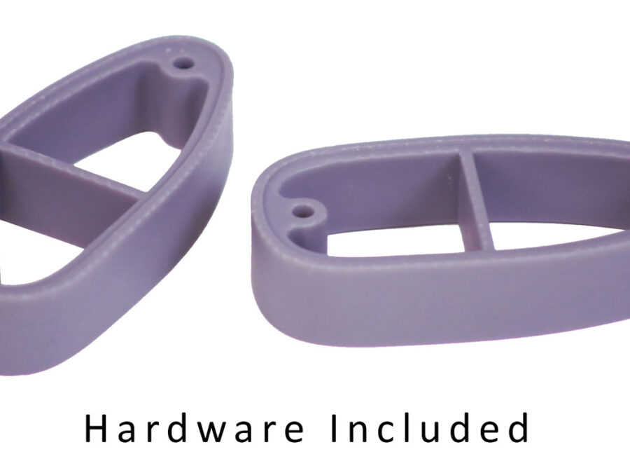 Crickett KSA000012 LOP Spacer Kit  Purple Polymer Fits Crickett Synthetic Rifles, Kit Includes 2 3/4" Spacers, 2 Long & 2 Short Butt Plate Screws & Instruction Card