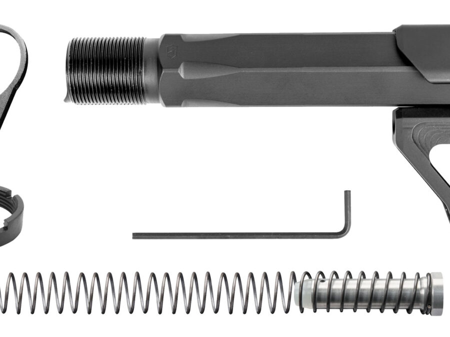 Phase 5 Weapon Systems CMSA Carbine Mini Stock Assembly Black Aluminum for AR15/AR10