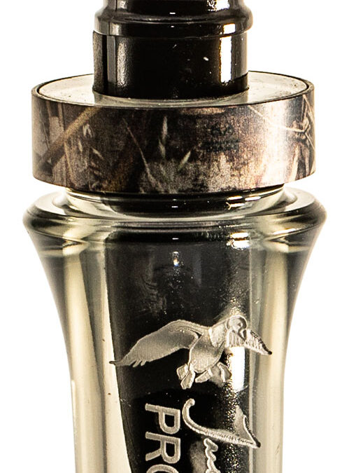 Duck Commander DCPROAS Jase Robertson Friction Open Call Double Reed Mallard Hen Sounds Attracts Ducks, Smoke Gray Acrylic