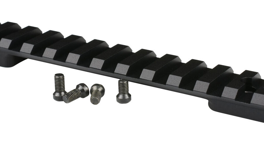 Warne 7671M Mountain Tech Tactical Rail Black Anodized Aluminum HS Precision/Bergara Premier/Remington 700 Short Action, 0 MOA