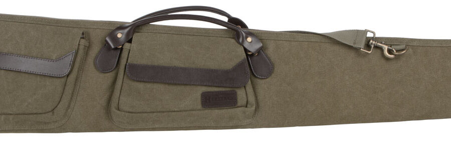 Heritage Cases 54352 North Platte Shotgun Case Olive Canvas/Leather 52"