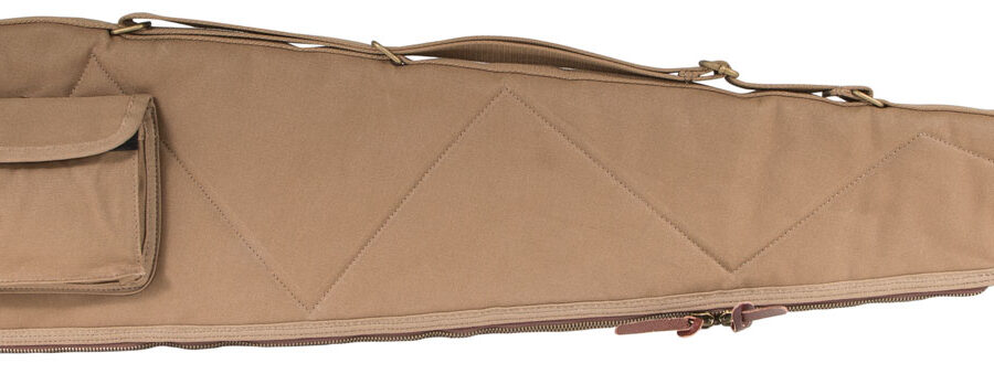 Boyt Harness OGC98PL06 Alaskan Rifle Case 48" Waxed Kahki Canvas w/ Brass Hardware & Quilted Flannel Padding for Scoped Rifles
