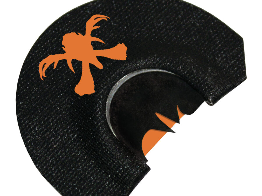 Primos 1245 Hook Hunter Curved Diaphragm Call Attracts Turkeys,  Three Latex Reeds, Includes Pin Box