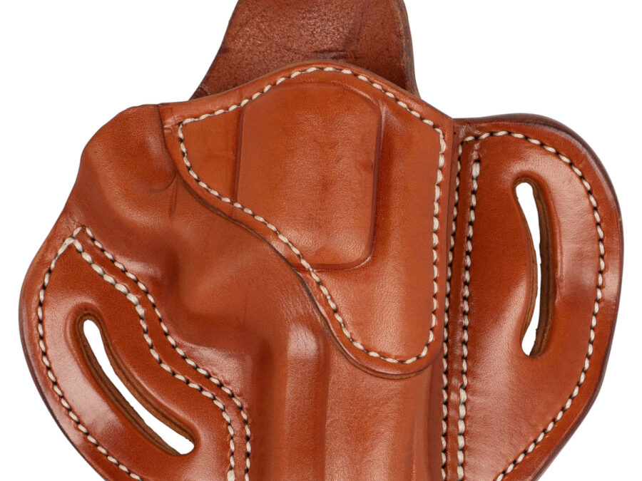 1791 Gunleather RVH2SCBRR RVH2S  OWB Size 02S Classic Brown Leather Belt Slide Fits S&W K Frame Right Hand