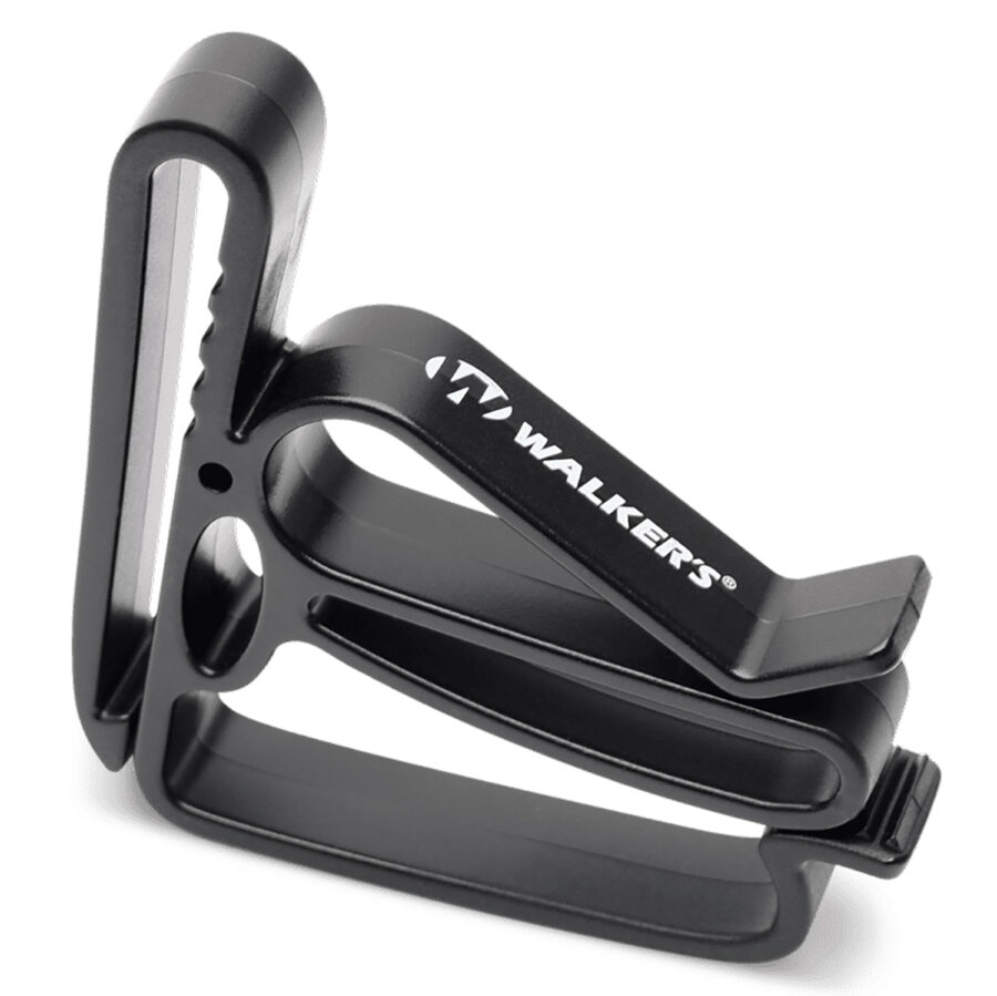 Walker's GWPBELTLOOP Belt Clip Holder Universal Belt Loop Black Polymer Belt Clip Mount