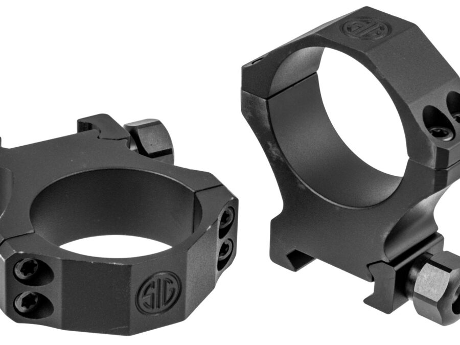 Sig Sauer Electro-Optics SOA10018 Alpha 1  Matte Black 34mm Extra High 0 MOA