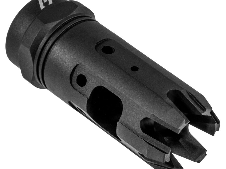 Strike Industries MK9COMP Mini King Comp Black Steel with 1/2"-28 tpi Threads & 2.30" OAL for 9mm Luger AR-Platform