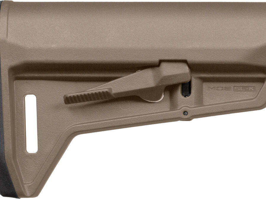Magpul MAG626-FDE MOE SL-K Carbine Stock Flat Dark Earth Synthetic for AR-15, M16, M4 with Mil-Spec Tube (Tube Not Included)