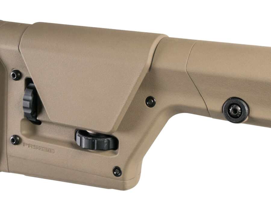 Magpul MAG672-FDE PRS Gen3 Precision Stock Fixed Adjustable Comb Flat Dark Earth Synthetic for AR-15, M16, M4