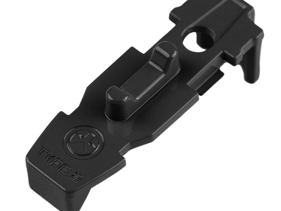 Magpul MAG804-BLK Tactile Lock-Plate Type 2 Made of Polymer w/ Black Finish & 1/8" Double Ridge for PMAG 10/20/30 AR/M4 GEN M3/AR 300 B GEN M3 Floor Plates/5 Per Pack