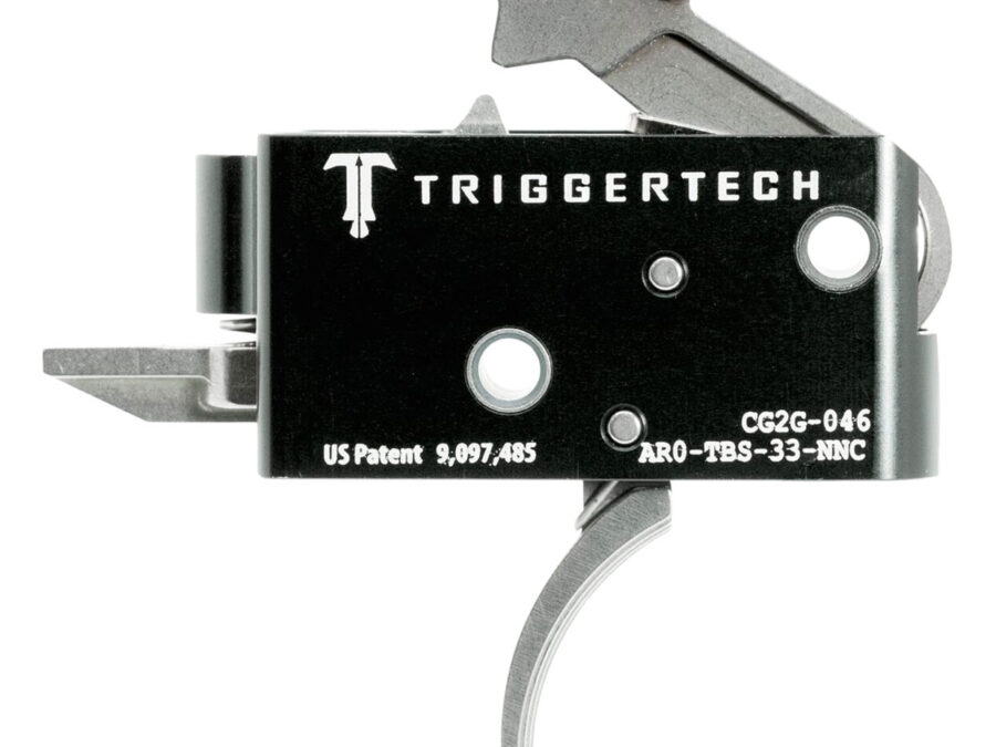 TriggerTech AR0TBS33NNC Competitive Primary Two-Stage Traditional Curved Trigger with 3.50 lbs Draw Weight for AR-15 Right