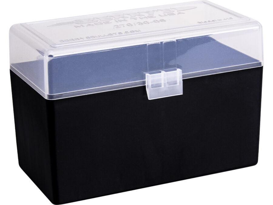 Berry's 91023 Ammo Box  270Win/30-06Springfield Clear/Black Polypropylene 50rd