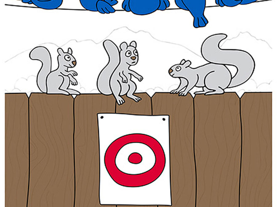 Action Target GSBKYARD100 Entertainment  Animals/Cans/Target Paper Hanging 23" x 35" Multi-Color 100 Per Box