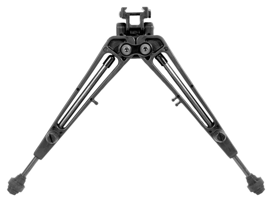 Limbsaver 12601 True-Track Bipod made of Durable Isoplast with Black Finish, Rubber Feet, Sling Stud Attachment, 7-11" Vertical Adjustment & Leg-Lock System