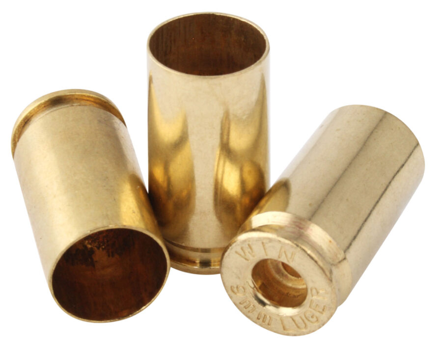 Top Brass 6B9MMLUGXY250 Premium Reconditioned Unprimed Cases 9mmLuger Handgun Brass 250/Bag
