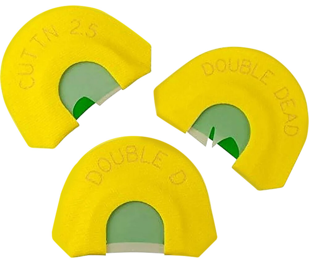 HS Strut 05933 Ultimate Starter Pack Diaphragm Call Attracts Turkeys Yellow 3 Per Pkg