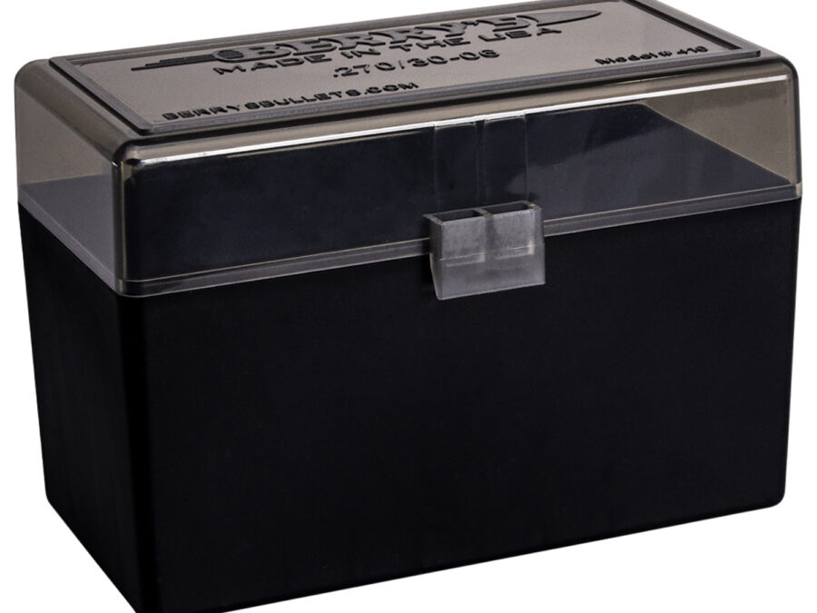 Berry's 32019 Ammo Box  270Win/30-06Springfield Smoke/Black Polypropylene 50rd
