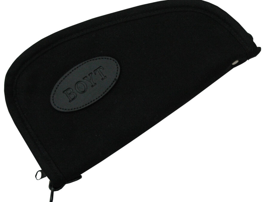Boyt Harness 0PP630003 Heart-Shaped Pistol Rug 14" Long Black Canvas Holds Handgun