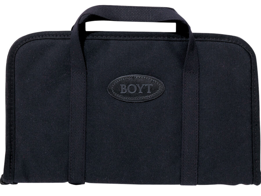 Boyt Harness 0PP640003 Rectangular Pistol Rug Black Canvas Holds Handgun
