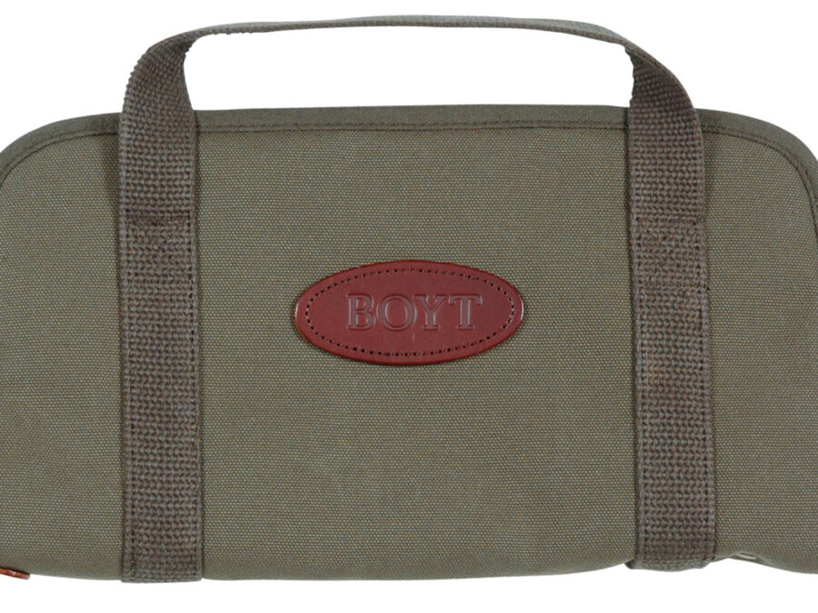 Boyt Harness 0PP650009 Rectangular Pistol Rug OD Green Canvas Holds Handgun