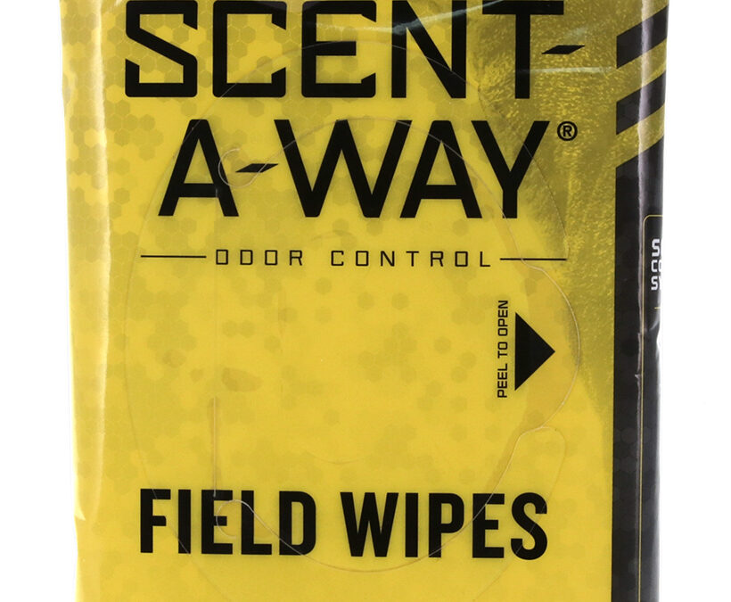 Scent-A-Way 07795 Max Field Wipes Odor Eliminator Odorless Scent Pkg of 24