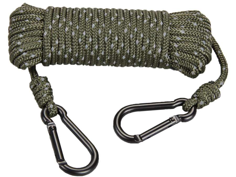 Hunters Specialties 00775 Reflective Rope  Olive Drab 30' Long