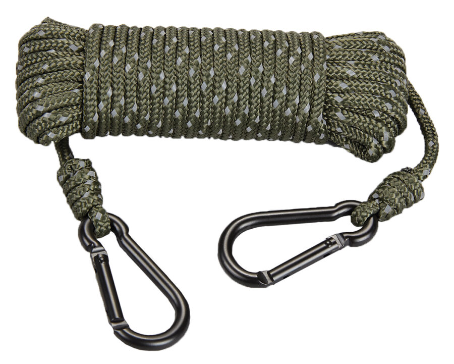 Hunters Specialties 00775 Reflective Rope  Olive Drab 30' Long