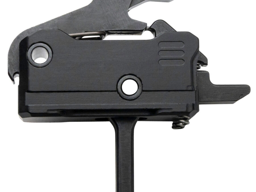 Rise Armament T017FBLK RA-140 Super Sporting Black Hardcoat Anodized Flat Trigger Single-Stage 3.50 lbs Draw Weight Fits AR-Platform Right Hand