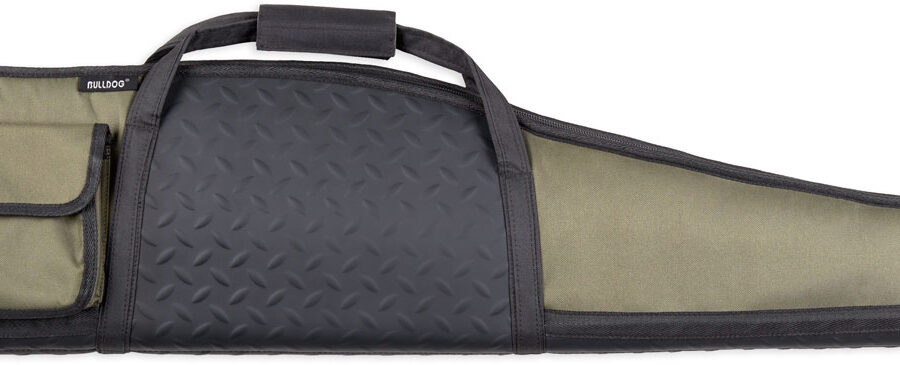 Bulldog BD310 Armor Rifle Case 48" Black with Green Panels Water-Resistant Nylon