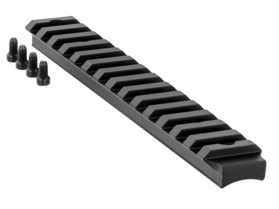Ruger 90672 Picatinny Rail  Black Anodized Aluminum Fits Ruger American Rifle Long Action