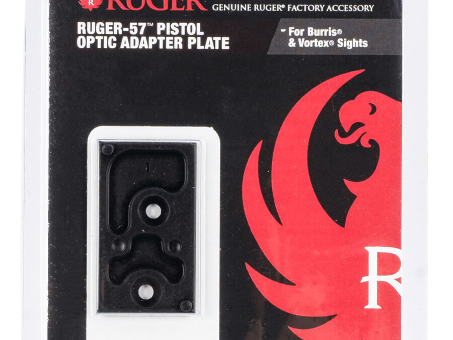Ruger 90720 Optic Adapter Plate  For Burris & Vortex Aluminum Black Hardcoat Anodized