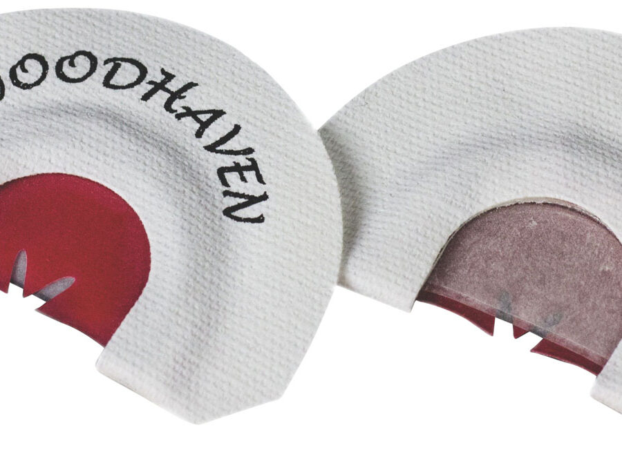 Woodhaven WH013 Red Wasp  Diaphragm Call Triple Reed Attracts Turkeys White