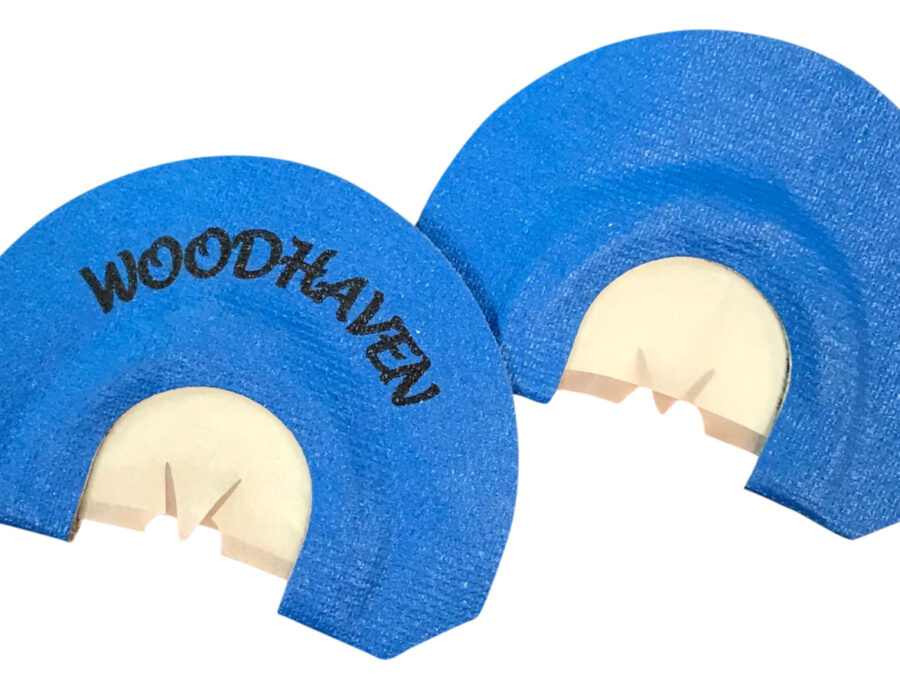 Woodhaven WH078 Blue Vyper Billy Yargus Diaphragm Call Double Reed Attracts Turkeys Blue
