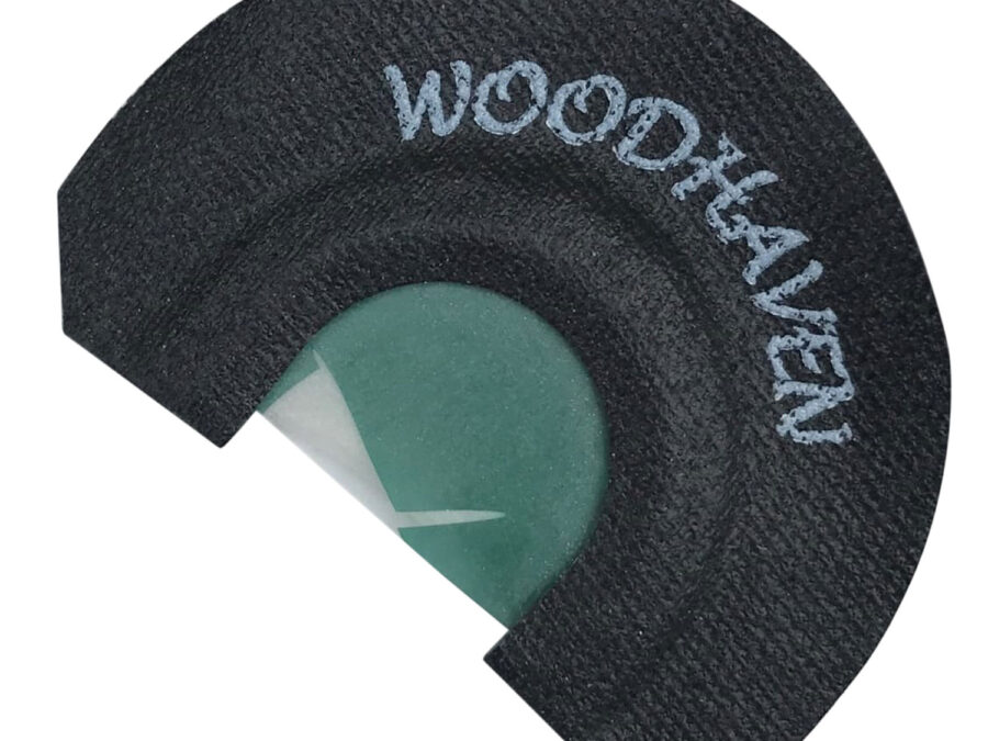 Woodhaven WH136 Ninja Hammer  Diaphragm Call Triple Reed Turkey Hen Sounds Attracts Turkeys Black