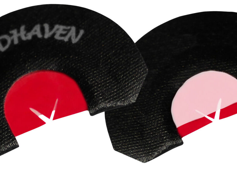 Woodhaven WH302 Red Ninja Power V Diaphragm Call Triple Reed Turkey Hen Sounds Attracts Turkeys Black
