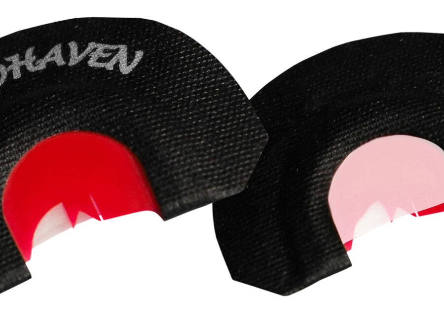 Woodhaven WH304 Red Ninja Half Venom Diaphragm Call Triple Reed Attracts Turkeys Black