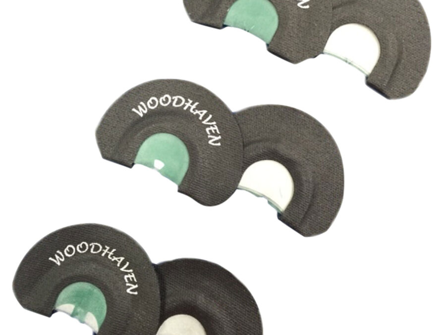 Woodhaven WH091 Ninja  Diaphragm Call Triple Reed Attracts Turkeys Black 3 Per Pkg