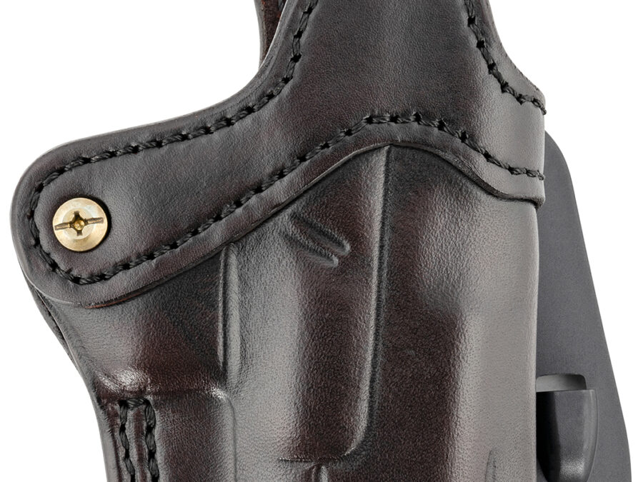 1791 Gunleather ORPDH21SBRR BH2.1 Optic Ready OWB Size 2.1 Signature Brown Leather Paddle Compatible w/Glock 17/Springfield XD/S&W Shield Right Hand