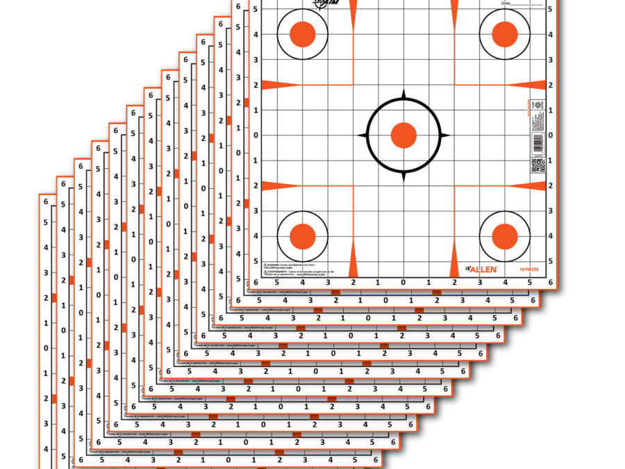 EZ-Aim 15333 Sight-In-Grid  12"x12" Paper 13 Per Pack