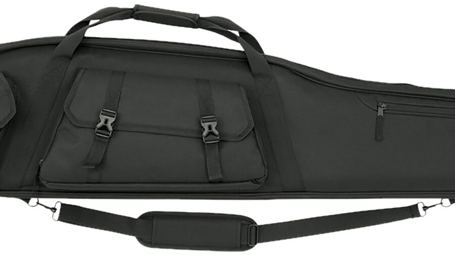 Tac Six 10949 Velocity Rifle Case 55" Black Endura w/ 600D Polyester & Lockable Zipper