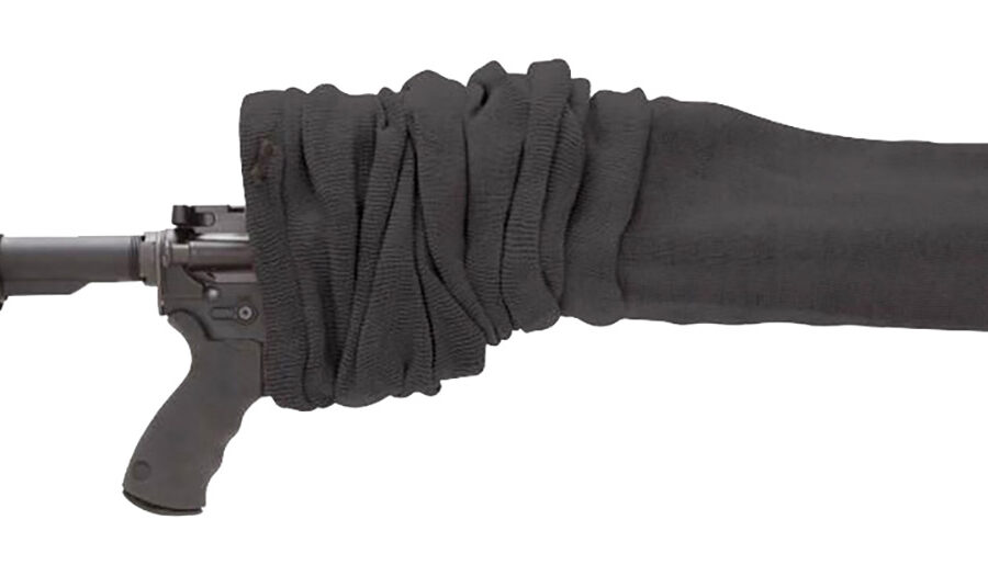 Tac Six 13255 Tactical Rifle Gun Sock  fits Tactical Firearms w/wo Scope Up To 55" Long, Silicone Treated, Cinch Closure