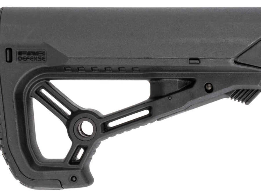 FAB Defense FXGLCORES GL-Core S CQB Optimized Combat Buttstock for AR-15/ M4 Black Fiberglass Reinforced Polymer