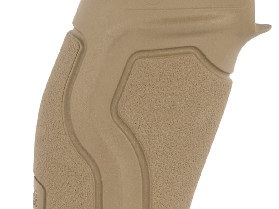 FAB Defense FXGRADUSFBVT Gradus Ergonomic Beavertail Pistol Grip for AR-15/ AR-10/ M16/ M4 Rubberized Flat Dark Earth Overmold Polymer Core