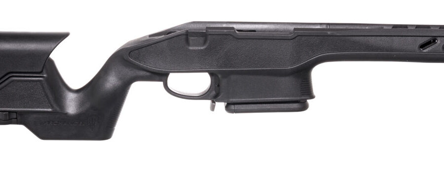 Archangel AA1500SA Precision Stock  Black Synthetic Fixed with Adjustable Cheek Riser for Weatherby Vanguard; Howa 1500 Short Action Includes Mag